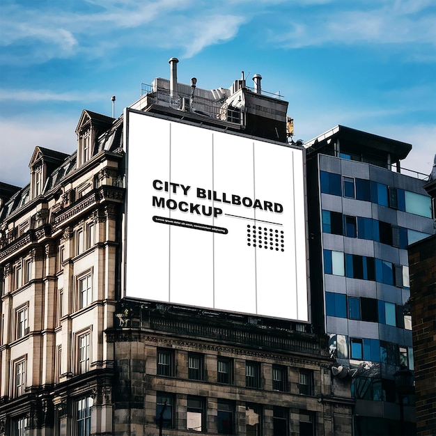 ein Plakat für eine Stadtstraße wird auf einem Gebäude gezeigt