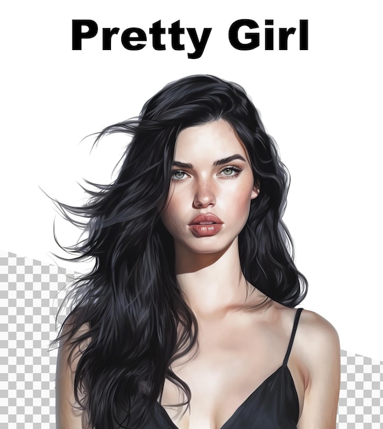 Ein poster für das cover von pretty girl.