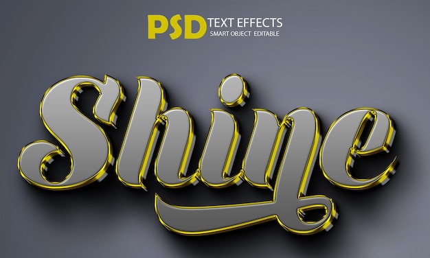 ein Poster für den Texteffekt Effekt Effekt