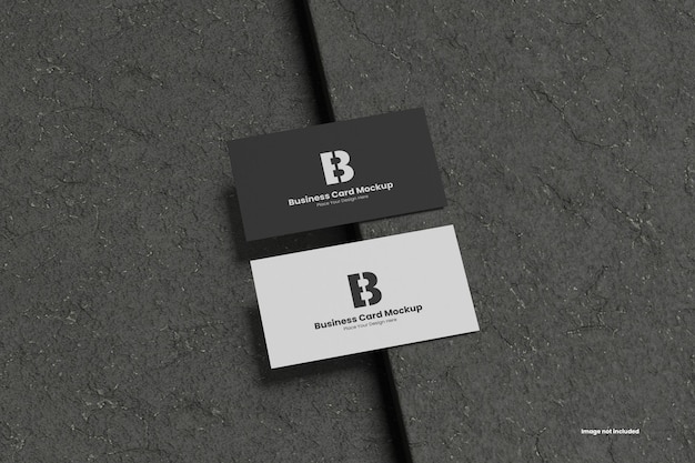 Ein realistisches Visitenkarten-Mockup