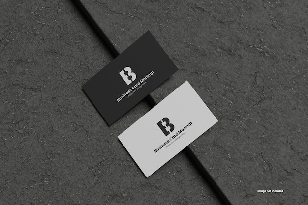 Ein realistisches Visitenkarten-Mockup