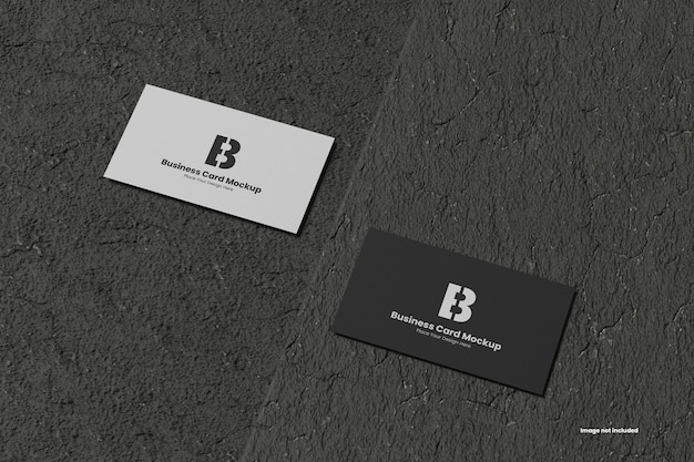 Ein realistisches Visitenkarten-Mockup