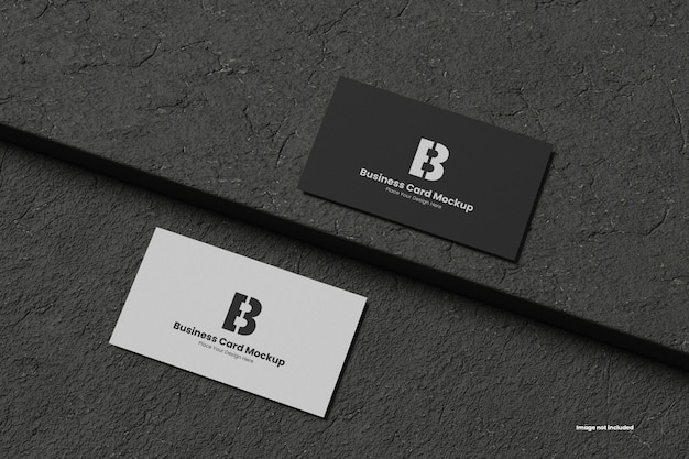Ein realistisches Visitenkarten-Mockup