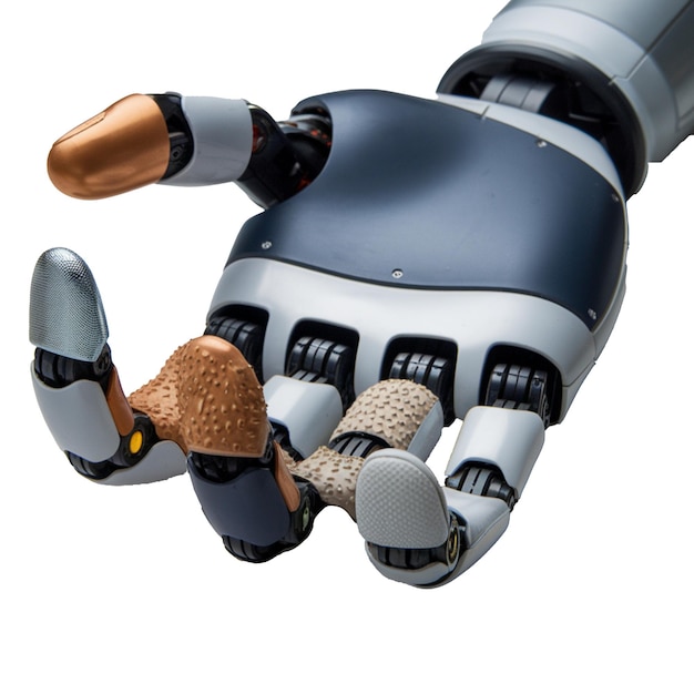 ein Roboter mit dem Wort "nein" drauf