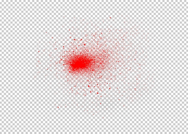 ein roter abstrakter Hintergrund mit einem Spray aus roten Flecken
