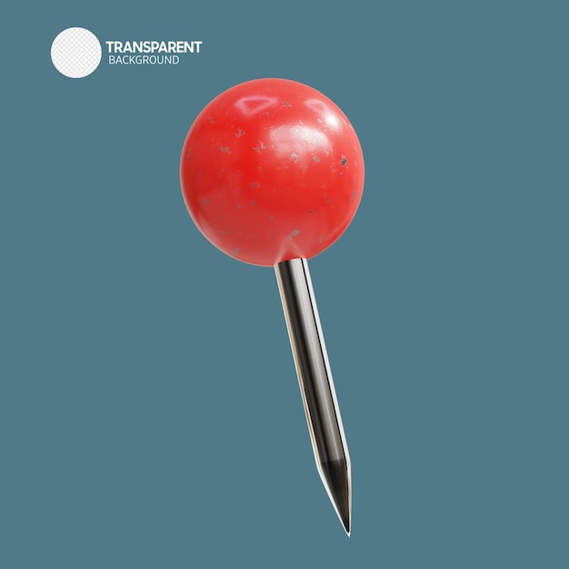 Ein roter Ball mit transparenten Buchstaben darauf