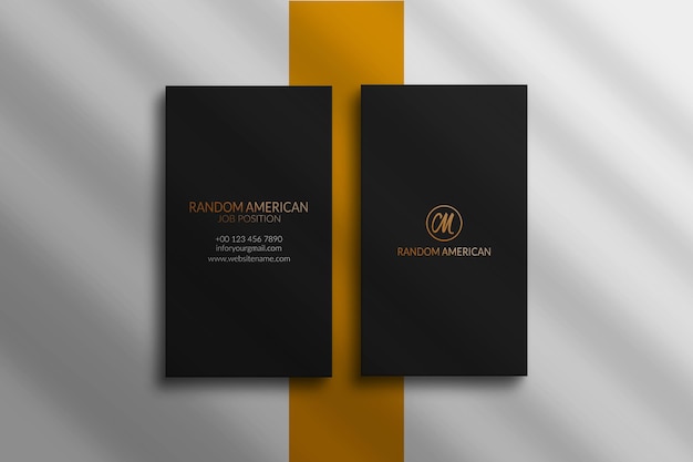 ein Satz von Visitenkarten-Mockups mit einem Logo