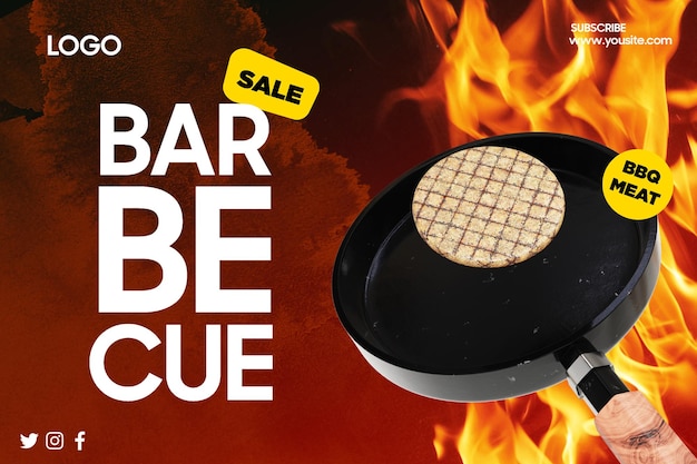 Ein schild mit der aufschrift „barbeque be rescue“ darauf