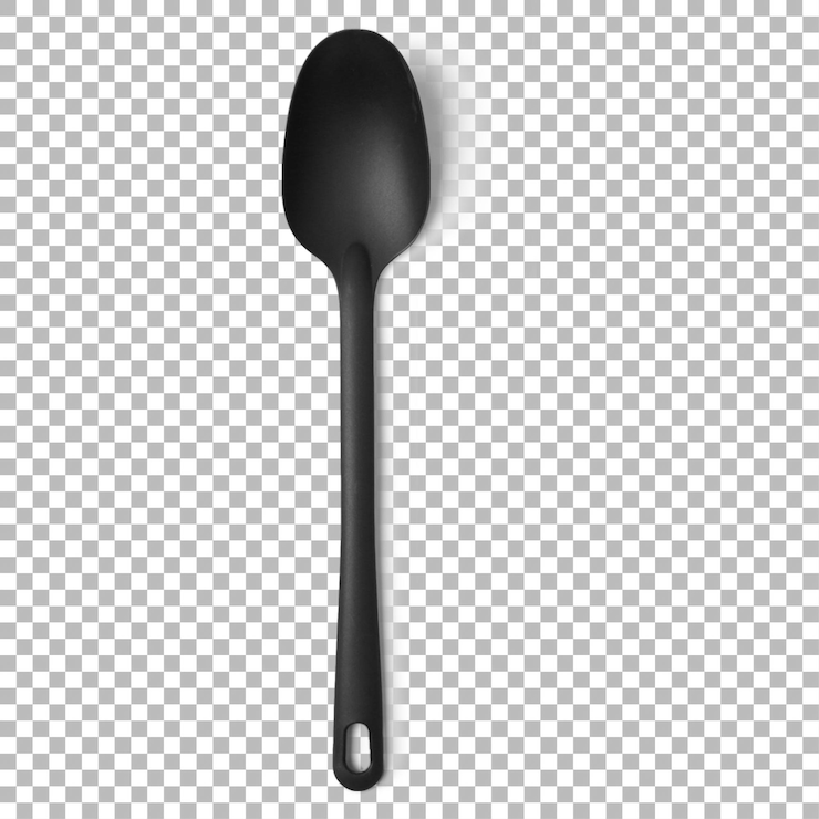 PSD ein schlanker schwarzer servierschüssel, der zum kochen und servieren von speisen bestimmt ist