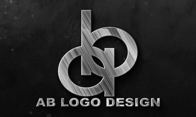 ein schwarz-weißes Logo für ein Labordesign