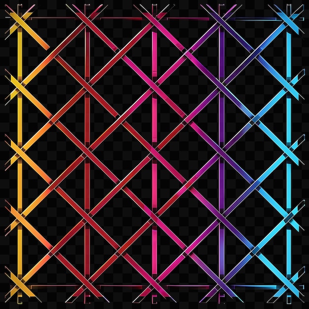 Ein schwarzes quadrat mit einem muster von linien