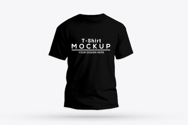 ein schwarzes T-Shirt mit den Worten "T-Shirt" darauf