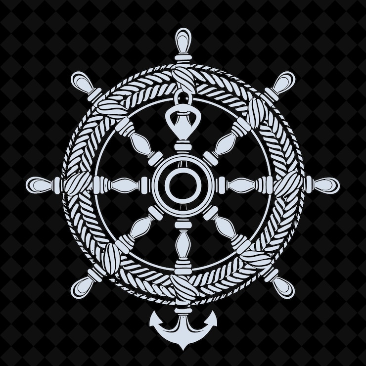 PSD ein schwarzweißes logo mit einem schwarzweißen design