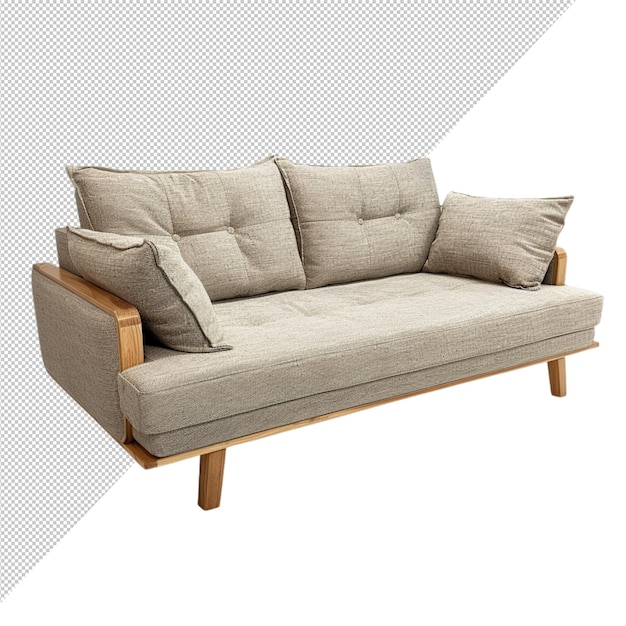Ein Sofa im skandinavischen Stil