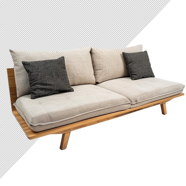Ein Sofa im skandinavischen Stil