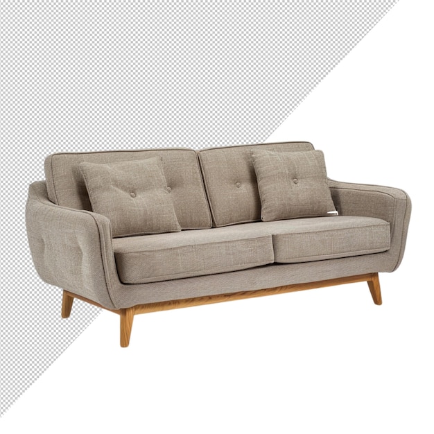 Ein Sofa im skandinavischen Stil