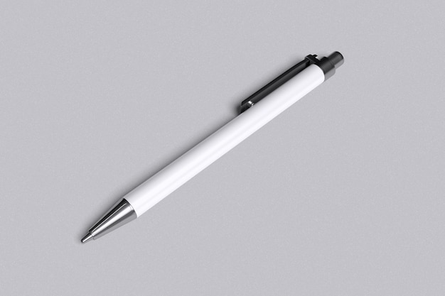 ein Stift mit dem Wort Stift darauf ist weiß