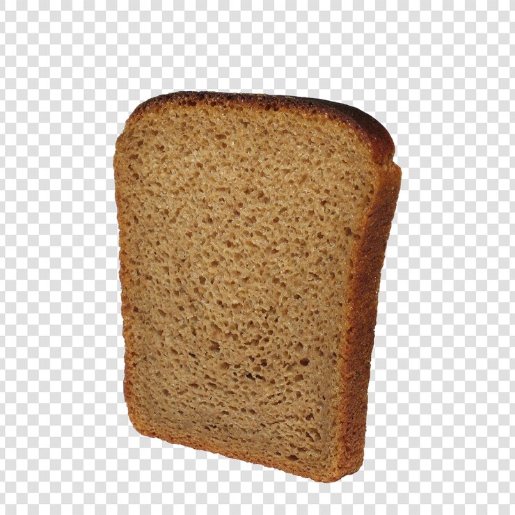 PSD ein stück roggenbrot