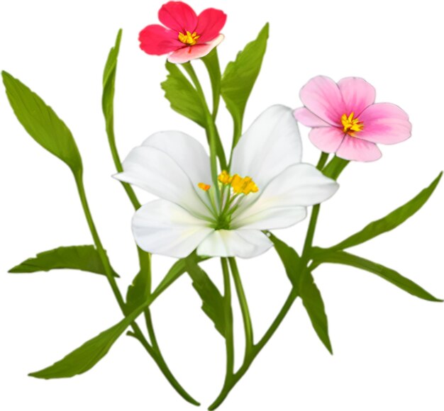 PSD ein süßes primrosenblumen-symbol