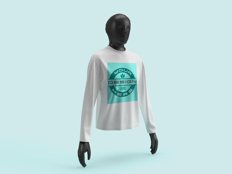 PSD ein t-shirt mit dem logo der website