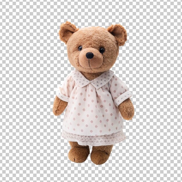 PSD ein teddybär mit einem schild, auf dem steht: