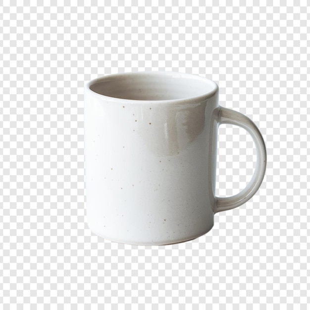 ein weißer Becher mit Wassertropfen