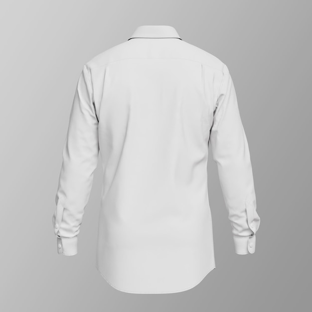 ein weißes Hemd mit einem schwarzen Kragen, auf dem T-Shirt steht