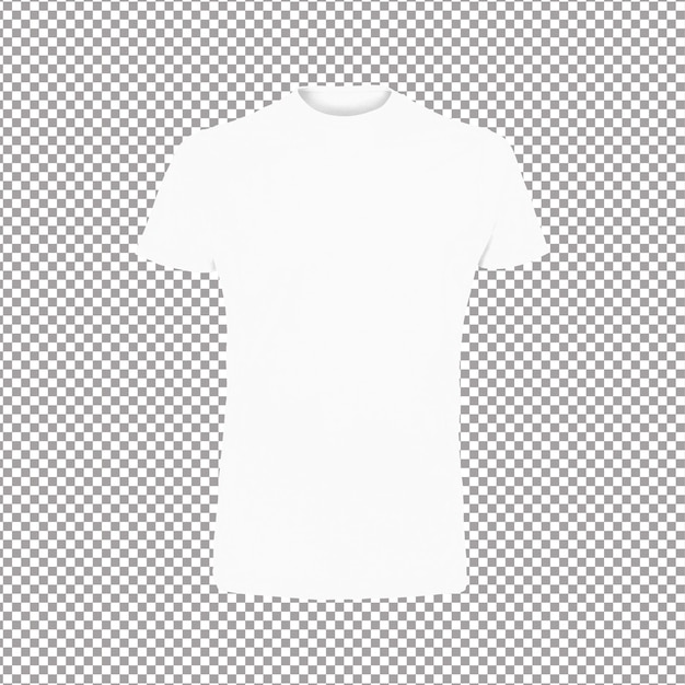 ein weißes T-Shirt mit einem weißen T-Short auf einem karierten Hintergrund