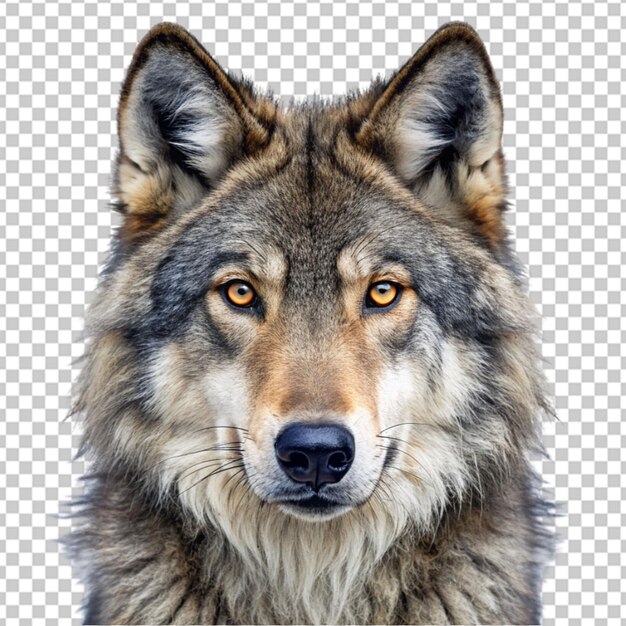 PSD ein wolfsporträt png