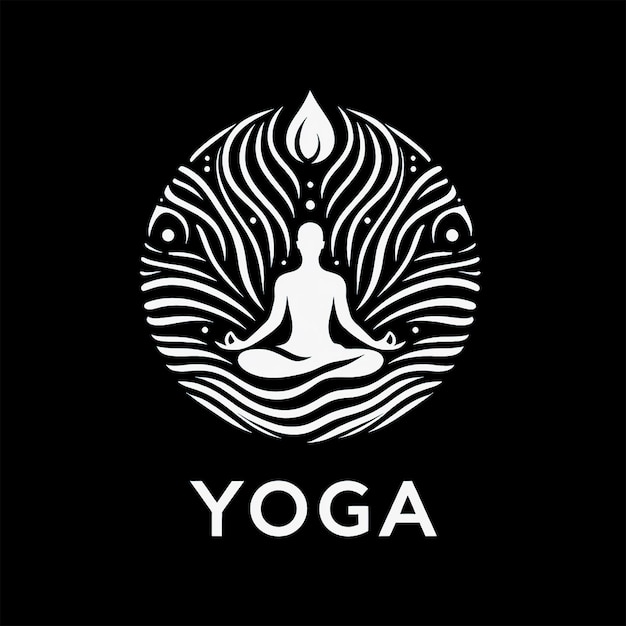 ein Yoga-Logo-Design