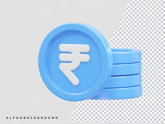 eine blaue Uhr mit einem Symbol darauf