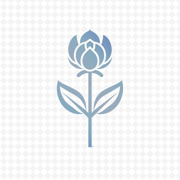 PSD eine blume auf einem lotus-hintergrund