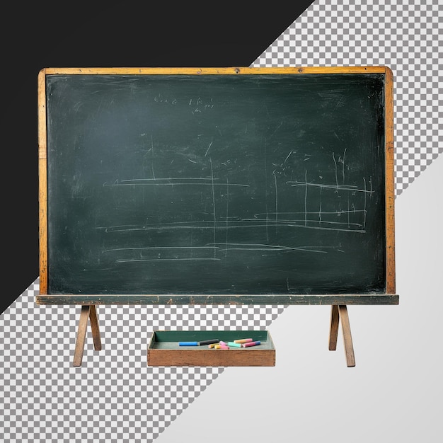 Eine breite und große Schultafel