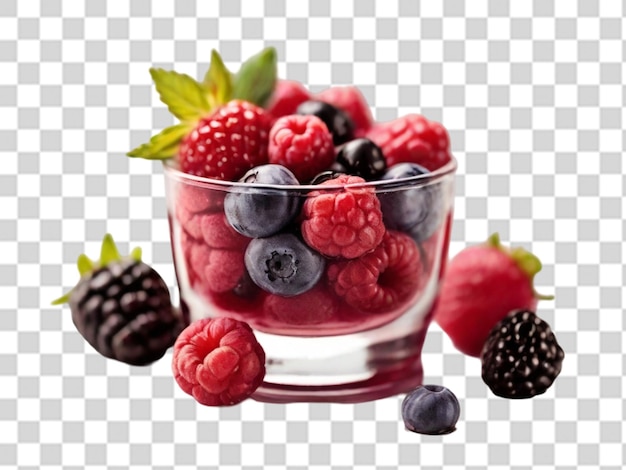 Eine frische beeren-blis-erfrischung png