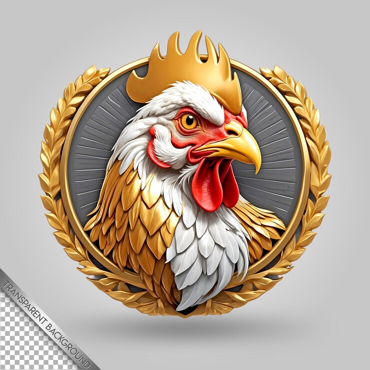 PSD eine goldene krone mit einer goldenen krone darauf