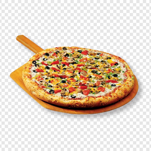 Eine köstliche Pizza.