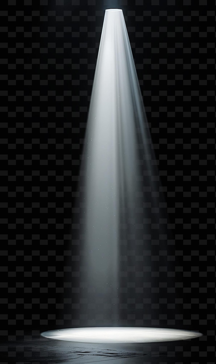 PSD eine lichtshow mit einer lichtsäule darauf