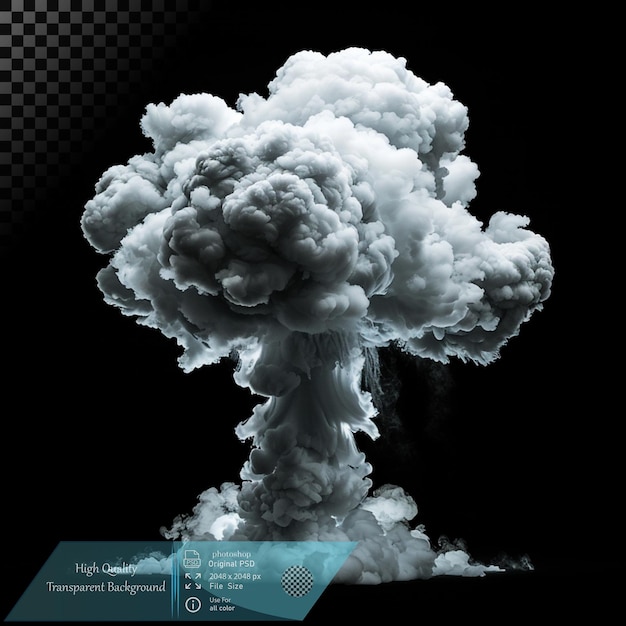 Eine realistische 3D-Nuklearexplosion