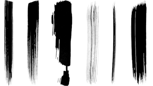 eine Reihe schwarz-weißer Linien mit schwarzem Hintergrund