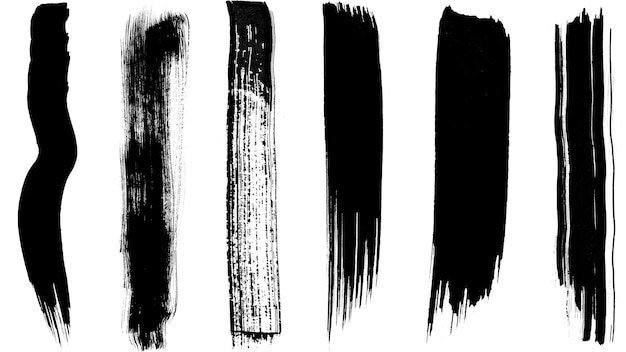 eine Reihe von schwarz-weißen Linien mit weißem Hintergrund