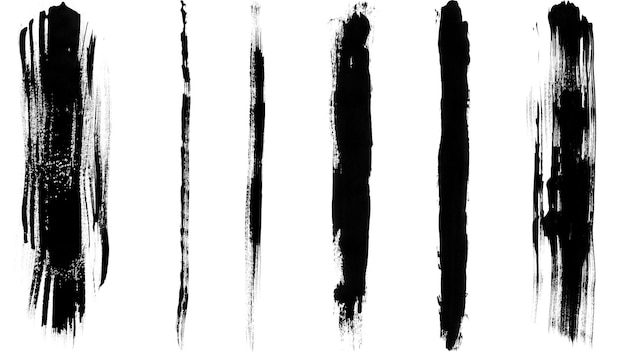 eine Reihe von schwarz-weißen Linien mit weißem Hintergrund