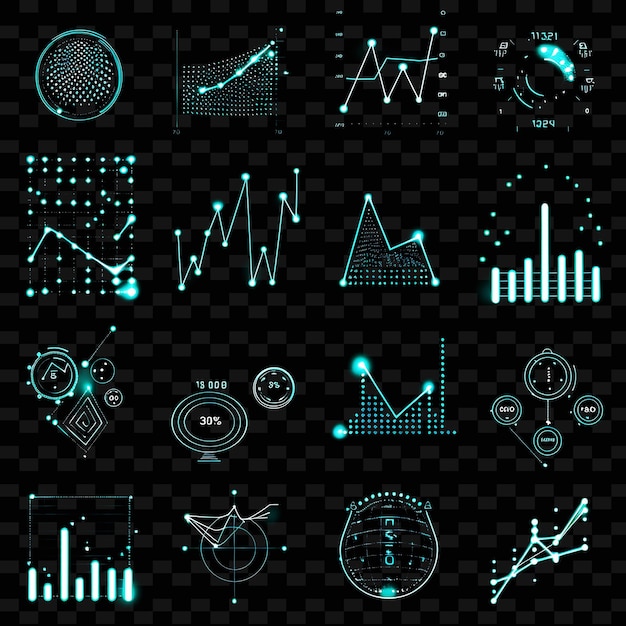 PSD eine sammlung von grafiken und diagrammen mit dem wort grafik auf der unterseite