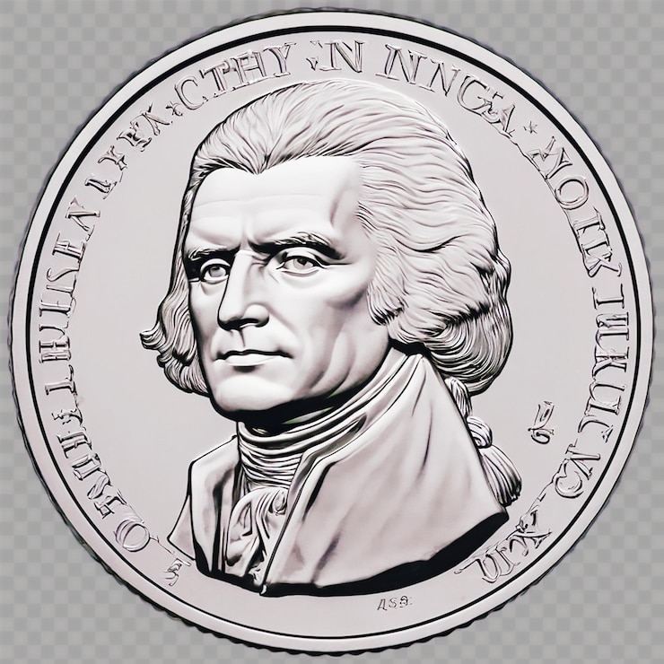 PSD eine silbermünze mit der aufschrift united states