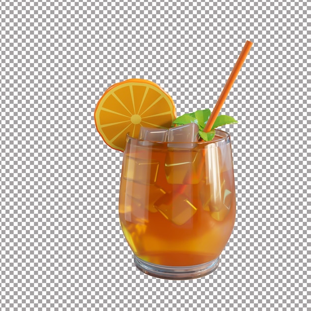 Eine Sommersaft-Rendered-Datei