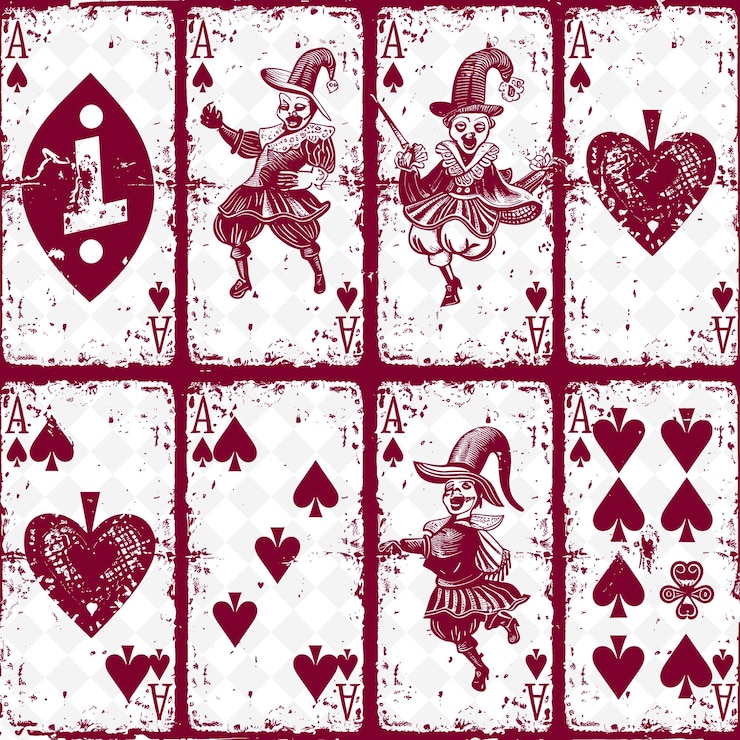 PSD eine spielkarte mit spielkarten und spielkarten