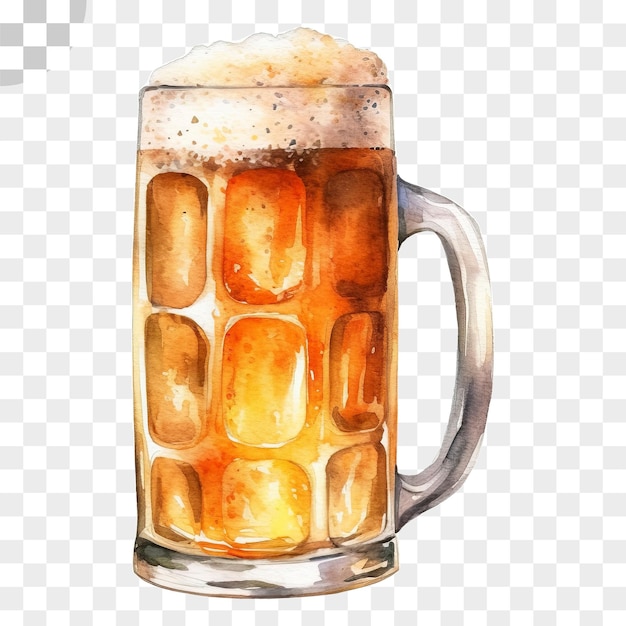 Eine tasse bier durchsichtig png