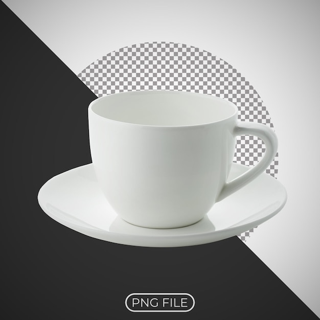 eine Tasse Tee sitzt auf einer Schüssel mit einem weißen Deckel