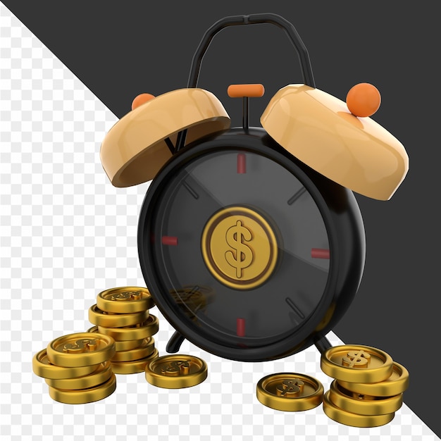 eine Uhr mit einem Dollarzeichen, auf der steht Dollarquote