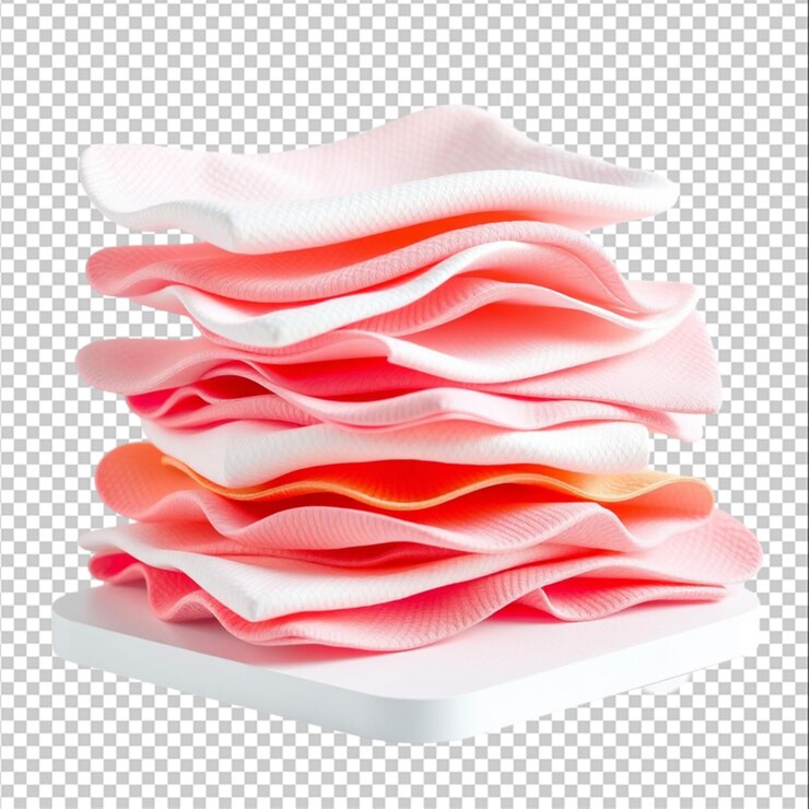 PSD eine visuell auffallende abstrakte 3d-komposition mit mehreren schichten farbenfroher texturen