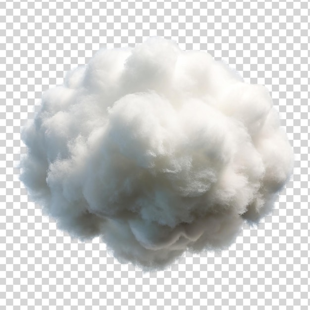 PSD eine wolke, die weiß und flauschig ist